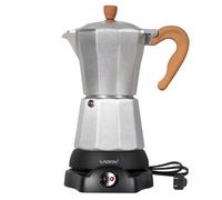 LAOION Cafeteras Electricas Modernas,6 Cup Portable Espresso Maker,300ml Moka Pot with Detachable Base & Overheat Protection, Great for Home，Office, or Travel, a Thoughtful Gift for Coffee Lovers