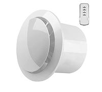 LAOJIN Powerful 6" Exhaust Fan, Remote-Controlled Bathroom Extractor Fan for Wall or Ceiling Mounting, Intelligent Ventilation System for Refreshing Airflow