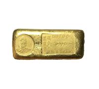 LAOJUNLU Brass Material Yuan Shikai Gold Nuggets, Non-Gold Antique Gold Ingots, Film and Television Props, Handicrafts