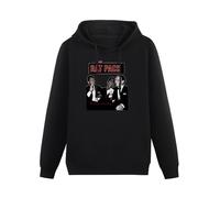 Laolaifu Men's Casual Shirt The Rat Pack Pullover Hoody For Men, Hooded Black S