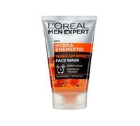 L’Oréal Paris Men Expert Wake-up Effect Face Wash 100ml, Hydra Energetic Face Wash With Vitamin C*, for Dull and Tired-Looking Skin, Cleanses Pores and Energises Skin