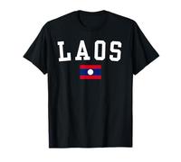 Laos Flag Pride National Heritage Design T-Shirt