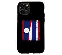 Laos Thailand Half Flag Lao Thai Roots Case for iPhone 11 Pro