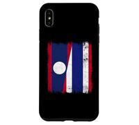 Laos Thailand Half Flag Lao Thai Roots Case for iPhone XS Max