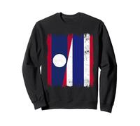 Laos Thailand Half Flag Lao Thai Roots Sweatshirt