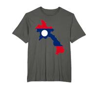 Laos tshirt, Laos Flag, Laos maps For Men/Women/Kid T-Shirt