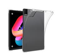 LaoShuSheng Clear Case for TCL TAB 10 Gen 4 Tablet 10.1" (Model 8483A), Slim Lightweight Anti Scratch TPU Transparent Flexible Soft Back Cove (Clear)
