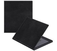 LaoShuSheng Magnetic Case for 7" Onyx Boox Tablet Go 7/Go 7 Color Series (1/2th Gen,2024/2025) /Boox Page - Ultra-Thin Lightweight Leather Book Folio Cover with Auto Sleep/Wake (Cloth Black)
