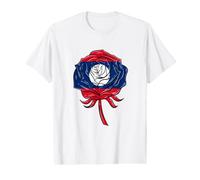 Laotian Flag Rose Laotian Women Value Graphic T-Shirt