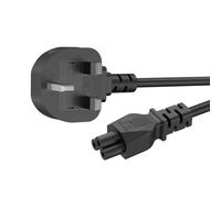 Laotop Power Cable 1.5M, Mellbree UK 3 Pin C5 Cloverleaf Power Cable for Laptop Compatible with Acer, Dell, HP, Sony, Delta, Lenovo, ThinkPad, IdeaPad, Yoga, Edge, Asus Rog, Trio, LG