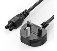 Laotop Power Cable 5M, Mellbree UK 3 Pin C5 Cloverleaf Power Cable for Laptop Compatible with Acer, Dell, HP, Sony, Delta, Lenovo, ThinkPad, IdeaPad, Yoga, Edge, Asus Rog, Trio, LG