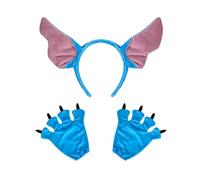 LAOYEFACAI 3 Pieces Animal Ears Headband Set Children Carnival Animal Headband with Elf Ears and Soft Elastic Gloves Kids Costume Accessories for Carnival, Halloween