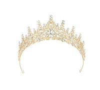 LAOYEFACAI Diadème pour femme Couronne scintillante Bandeau pour cheveux avec cristaux pour mariée princesse costume anniversaire Élégant bandeau couronne de reine pour mariage fête carnaval, One Size