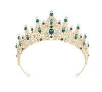 LAOYEFACAI Women's Crown Tiara Glitter Crown Headband with Crystals for Bride Princess Costume Birthday Elegant Queen Crown Headband for Wedding Party Carnival Decoration, one size, Alloy, Alloy