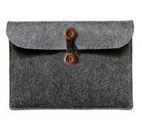 LaoZan 13.3-17.3 Inch Felt Briefcase Laptop Pouch Cover Notebook Computer Case Carrying Case Protector Bag for Macbook,Ultrabook 13.3" Dark Gray