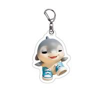 LaoZan Tung Tung Tung Sahur Keychain, Cartoon Keychain, Acrylic Material, Fun and Creative Modelling, a Variety of Styles to Choose From