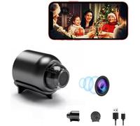 LaoZiTong Mini Spy Camera 1080P HD Hidden Camera - Portable Small Nanny Cam with Night Vision and Motion Detection - Built-in Battery - Covert Security Camera for Home/Office/Indoor/Outdoor