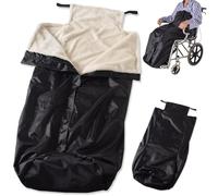 Lap Blankets for Elderly, 47.2x25.6in Universal Fleece Wheelchair Blanket for Lower Body, Waterproof Thermal Wheelchair Blankets for Elderly