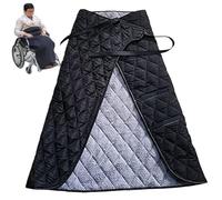 Lap Blankets For Elderly, Wheelchair Blanket, 46 Inch Waterproof Windproof Fleece Lining Lap Blanket with Paste Tapes, Comfortable Warm Wheelchair Cover for the Elderly Disabled Seniors