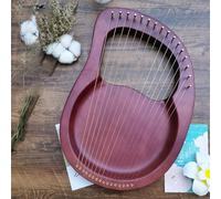Lap Harp Metal Strings Lyre Harp as a Birthday Gift, Wedding Giftl Suitable for Camping, Travel