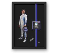 Lap Legends Alex Albon 2025 Framed Art Print Gift with Reproduced Digital Signature