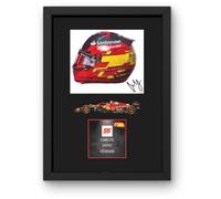Lap Legends Carlos Sainz 2025 Framed Display Gift with Reproduced Digital Signature (Car)