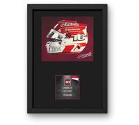 Lap Legends Charles Leclerc 2025 Framed Display Gift with Reproduced Digital Signature