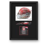 Lap Legends Charles Leclerc Framed Display Gift with Reproduced Digital Signature (Car 2026)