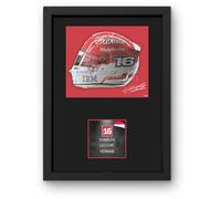 Lap Legends Charles Leclerc Framed Wall Art Display Gift with Reproduced Digital Signature (Bold 2026)