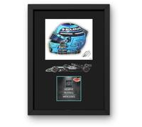 Lap Legends George Russell 2026 Framed Display Gift with Reproduced Digital Signature (Car)