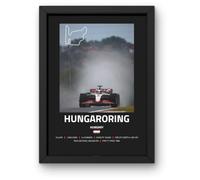 Lap Legends Hungaroring F1 Track Framed Display Gift