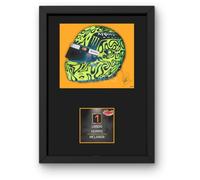 Lap Legends Lando Norris Framed Display Gift with Reproduced Digital Signature (2026 Bold)
