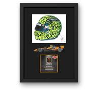 Lap Legends Lando Norris Framed Display Gift with Reproduced Digital Signature (2026 Car)