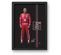 Lap Legends Lewis Hamilton 2025 Framed Art Print Gift with Reproduced Digital Signature