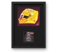 Lap Legends Lewis Hamilton 2025 Framed Display Gift with Reproduced Digital Signature (Red)