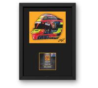 Lap Legends Oscar Piastri 2026 Framed Display Gift with Reproduced Digital Signature (Bold)
