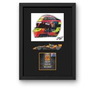 Lap Legends Oscar Piastri 2026 Framed Display Gift with Reproduced Digital Signature (Car)