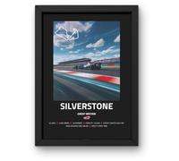 Lap Legends Silverstone F1 Track Framed Display Gift