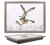 Lap Tray Bug Art Hesper Hare Bean Bag Padded Cushion Tv Laptop Wooden Bed Tray