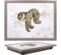 Lesser & Pavey Bug Art Simon Sloth Laptray With Bean Bag for Serving Dishes | Lovely Lap Trays for Eating on Lap for Dinner or Breatfast | Newly Designed Food Trays for Lap