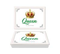 Lap Tray Serving Bean Bag TV Bed Soft Cushion Padded His Lordship OR Her Ladyship (HER LADYSHIP TRAY)