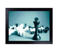 Lap Tray with Bean Bag Cushion, A Chess Battle Art