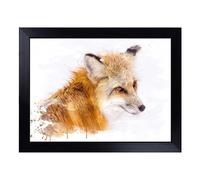 Lap Tray with Bean Bag Cushion, A Red Fox