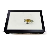 Lap Tray with Bean Bag Cushion, A Red Fox Alone In The Winter