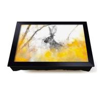 Lap Tray with Bean Bag Cushion, Alert Hare In The Meadow
