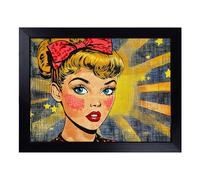 Lap Tray with Bean Bag Cushion, American Pop Art