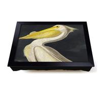 Lap Tray with Bean Bag Cushion, American White Pelican by John James