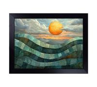 Lap Tray with Bean Bag Cushion, An Art Deco Sunset