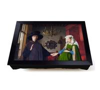 Lap Tray with Bean Bag Cushion, Arnolfini Portrait by Jan Van Eyck