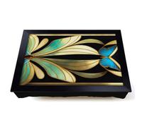 Lap Tray with Bean Bag Cushion, Art Nouveau Butterfly